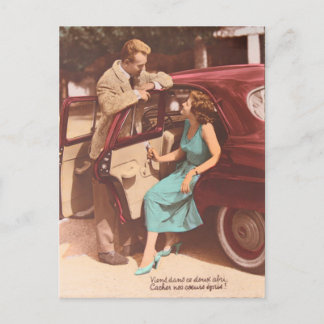 Vintage French St Valentine's Postcard 1