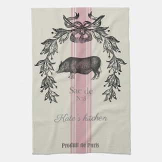 Vintage french tea towel