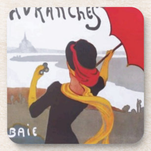 Vintage French Travel Ad 1910 Coaster