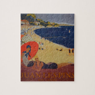 Vintage French Travel Advertisement Jigsaw Puzzle
