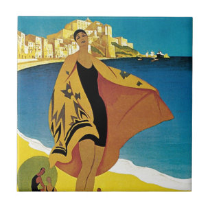 Vintage French Travel Tile