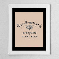 Vintage French Wine Ad 