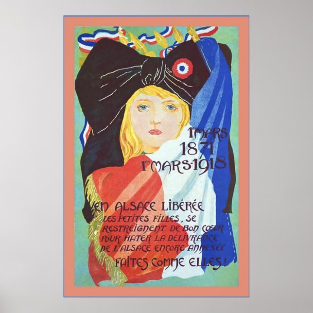 Vintage French World War 1 Poster (Front)