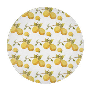 Vintage Fresh Lemons: Simplistic Design Cutting Board