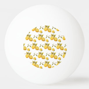 Vintage Fresh Lemons: Simplistic Design Ping Pong Ball