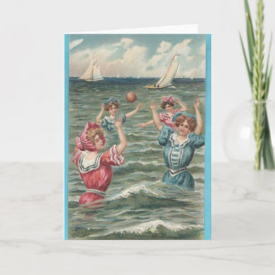 Vintage - Friends Have Fun in the Sun, Card