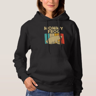 Vintage Frog For Mom Grandma Cute Frog Toad Hoodie