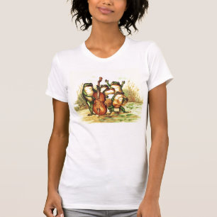 Vintage Frog Musicians Band Orchestra with Singers T-Shirt