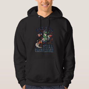 Vintage Frog Rocket Est 1776 Unsupervised Shirt_1 Hoodie
