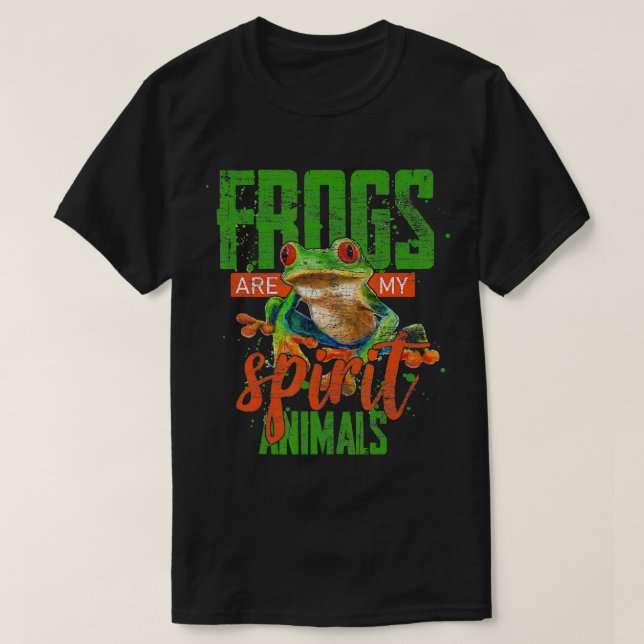 Vintage Frog  T-Shirt (Design Front)