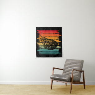 VINTAGE FROG TAPESTRY