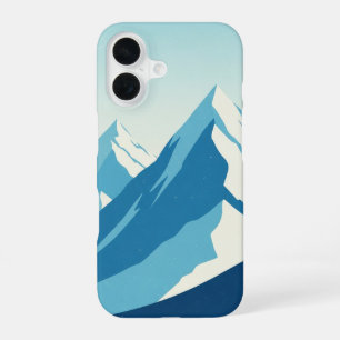 Vintage Frosted Peaks iPhone 16 Case