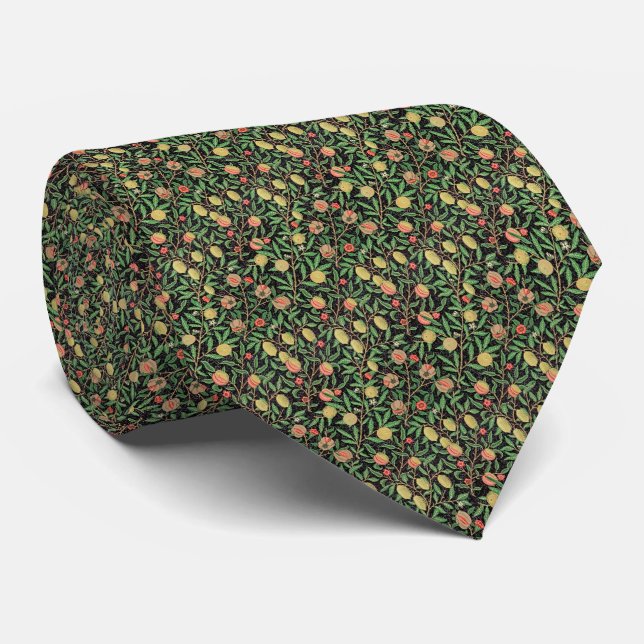 Vintage Fruit Art Necktie Elegance (Rolled)