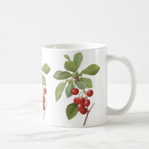 Vintage Fruit Cherry Food, Cherries by Redoute Coffee Mug