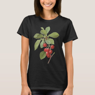 Vintage Fruit Cherry Food, Cherries by Redoute T-Shirt