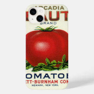 Vintage Fruit Crate Label, Arcadia Beauty Tomatoes Case-Mate iPhone 14 Plus Case