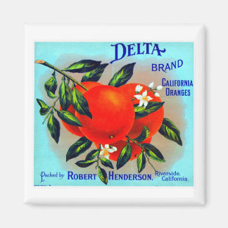 Vintage Fruit Crate Label Magnet