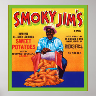 Vintage Fruit Crate Label Poster
