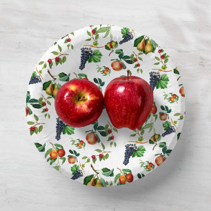 Vintage Fruit Paper Plate