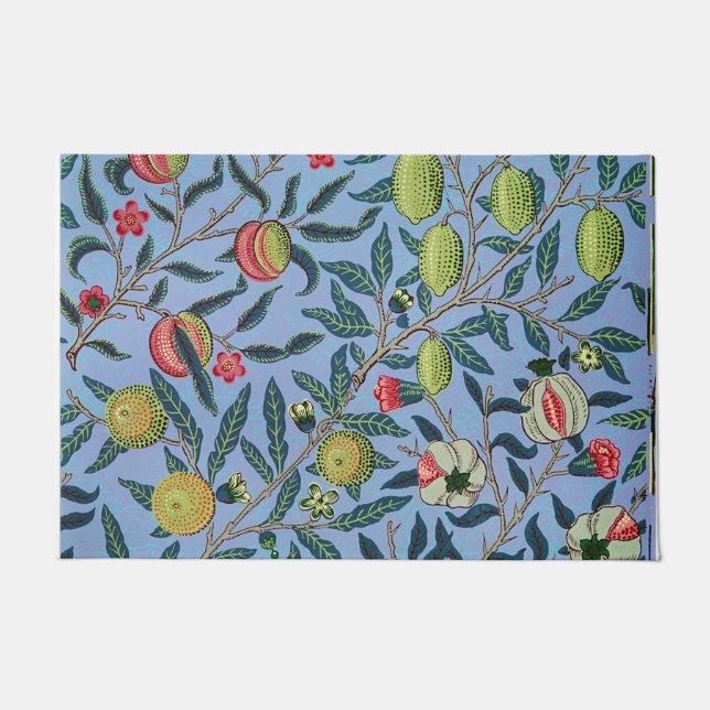 Vintage Fruit Pomegranate Ornament Illustration Doormat (Front)