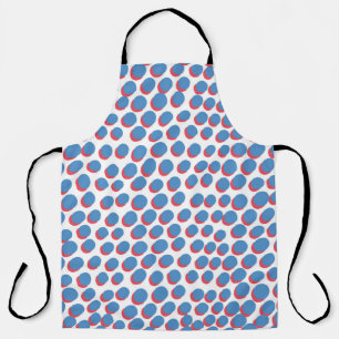 vintage funky retro seamless pattern. Seamless vin Apron