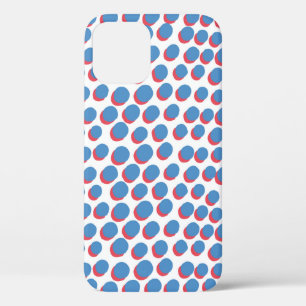 vintage funky retro seamless pattern. Seamless vin iPhone 12 Case