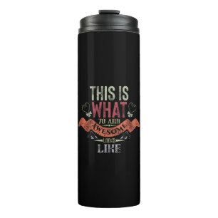 vintage Funny 70 years old saying quote saying Thermal Tumbler