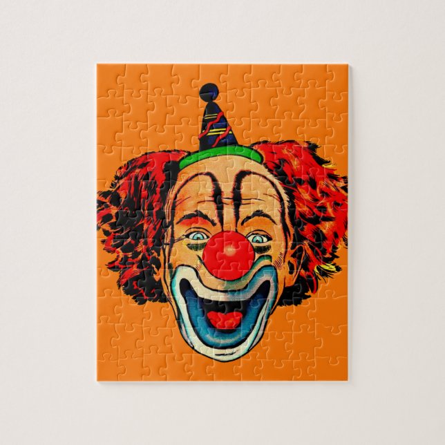 Vintage Funny Clown Jigsaw Puzzle (Vertical)