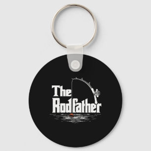 Vintage Funny Fishing - The Rodfather Key Ring