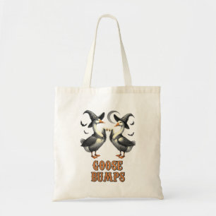 Vintage Funny Goose Bump Halloween Tote Bag
