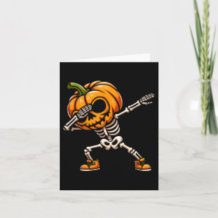 Vintage Funny Halloween Dancing Skeletons Spooky S Card