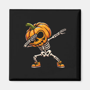 Vintage Funny Halloween Dancing Skeletons Spooky S Magnet