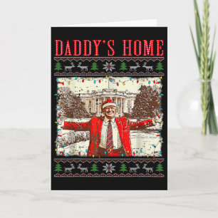Vintage Funny Humourous Trump I’ll Be Home For Chr Card