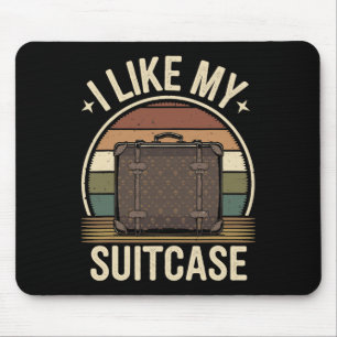 Vintage Funny I Like My Suitcase Trump Meme 1 Mouse Pad