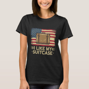 Vintage Funny I Like My Suitcase Trump Meme  T-Shirt