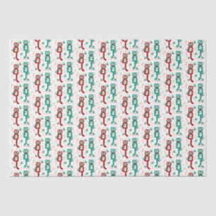 Vintage Funny Kit Kat Christmas Wrapping Paper