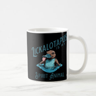 Vintage Funny Lickalottapus Is My Spirit Animal Lo Coffee Mug