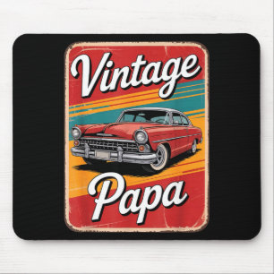 Vintage Funny Papa  Mouse Pad
