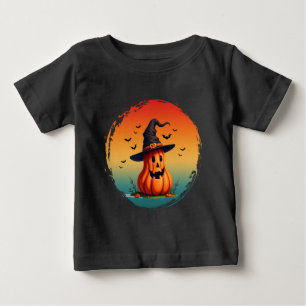 vintage funny pumpkin fall autumn season baby T-Shirt