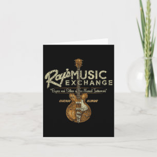 Vintage Funny Quote Ray's Clic Retro Music Lover G Card
