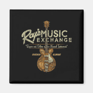 Vintage Funny Quote Ray's Clic Retro Music Lover G Magnet