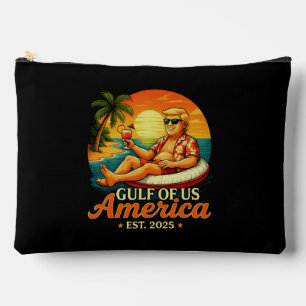 Vintage Funny Trump America's Gulf 2025 Accessory Pouch