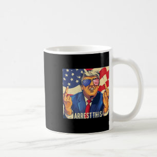 Vintage Funny Trump Arrest This 4th Of July 2024 Coffee Mug