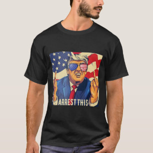 Vintage Funny Trump Arrest This 4th Of July 2024 T-Shirt