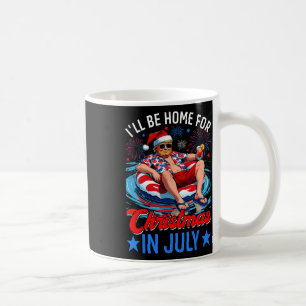 Vintage Funny Trump Shirt I'll Be Home For Christm Coffee Mug