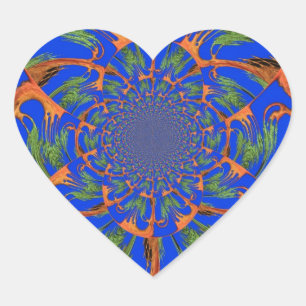 Vintage Fusion Hakuna Matata Fusion Designer Graph Heart Sticker