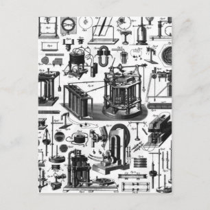 VINTAGE GADGETS POSTCARD