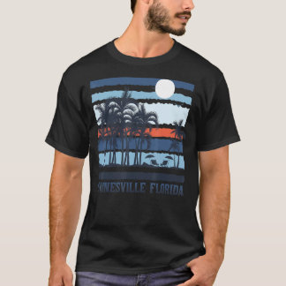 Vintage Gainesville Florida Summer 80s Beach Souve T-Shirt