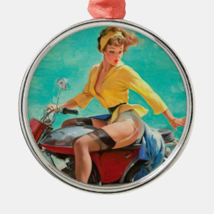 Vintage Gal Metal Tree Decoration