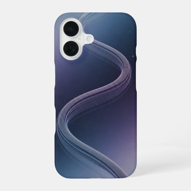 Vintage Galactic Trajectory iPhone 16 Case (Back)